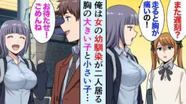 【セカイノフシギ】【漫画】俺には幼馴染が2人いる「どっちと付き合うの？」胸の大きい子と小さい子が同時に告白してきたが…【マンガ動画】