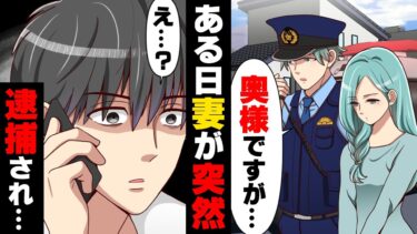 【エトラちゃん】【漫画】「奥様を逮捕しました」「え？」才色兼備で家庭思いだった妻が突然逮捕されたというありえない一報が入り、何かの間違いだと署に向かうとそこには…